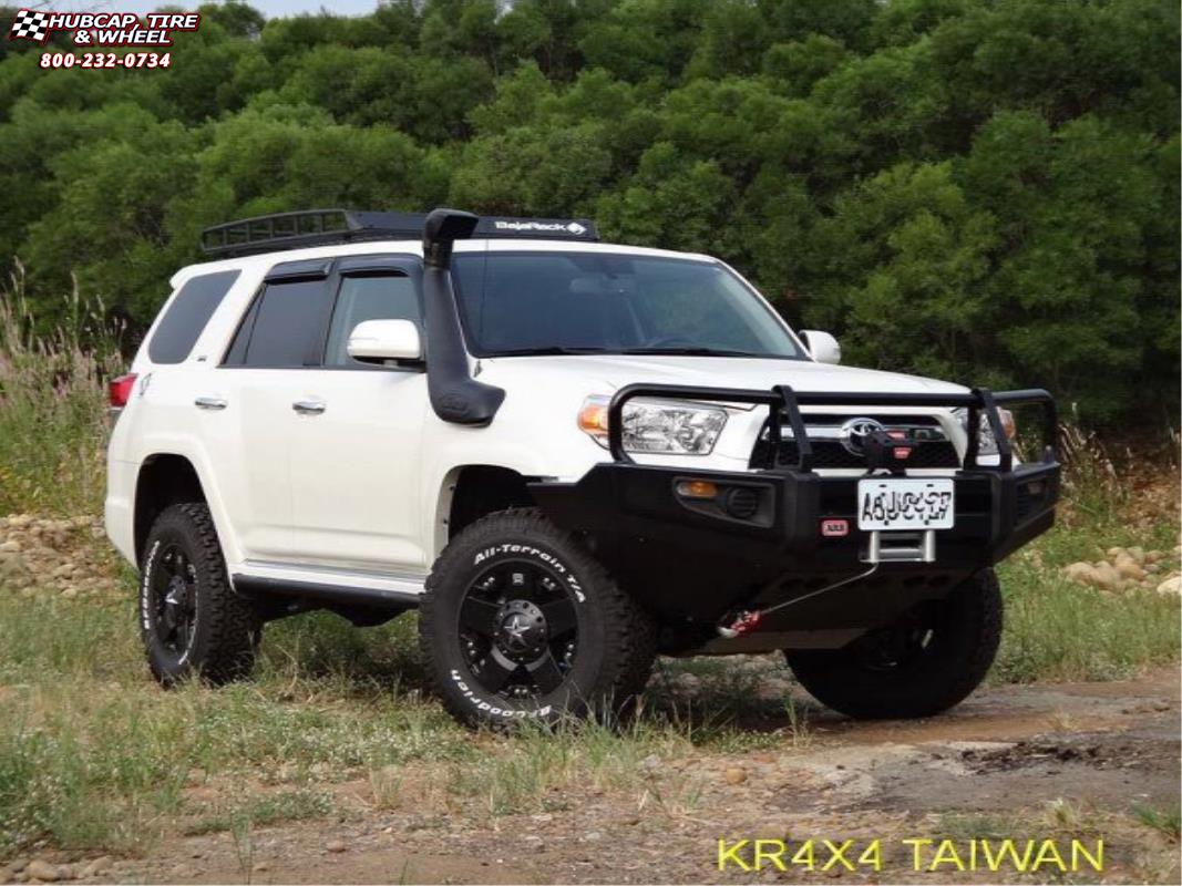 vehicle gallery/toyota 4runner xd series xd775 rockstar x  Matte Black wheels and rims