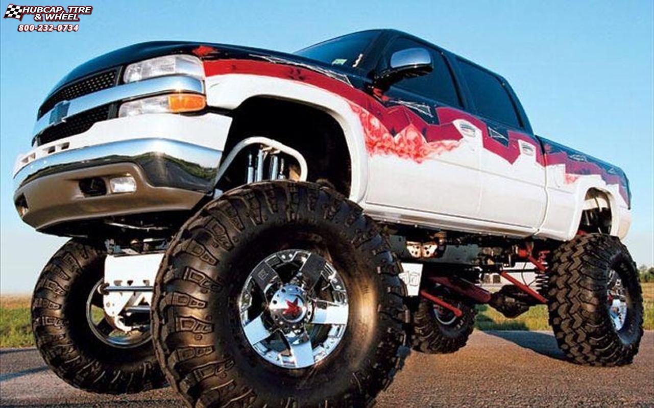 vehicle gallery/2008 chevrolet silverado 2500 hd xd series xd775 rockstar 20x12  Chrome wheels and rims