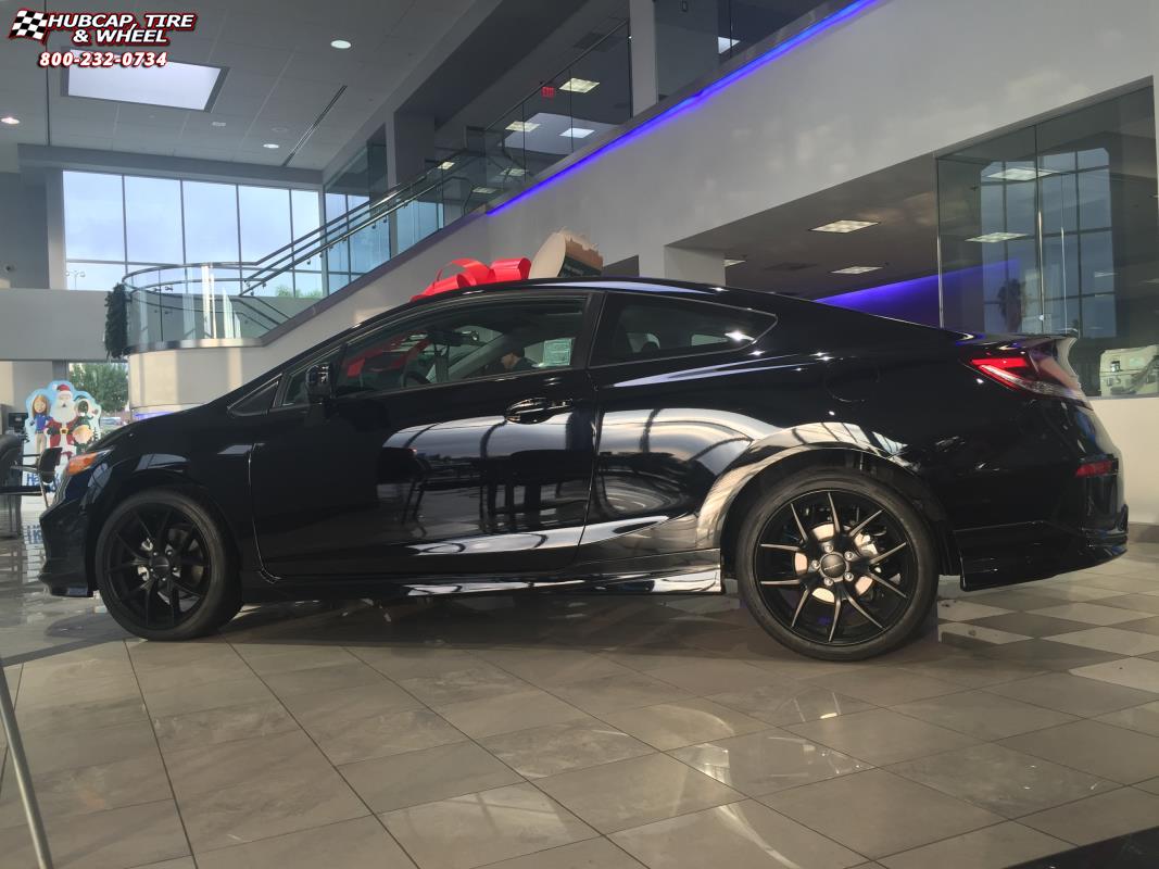 vehicle gallery/honda accord xd series km694 wishbone  Satin Black wheels and rims