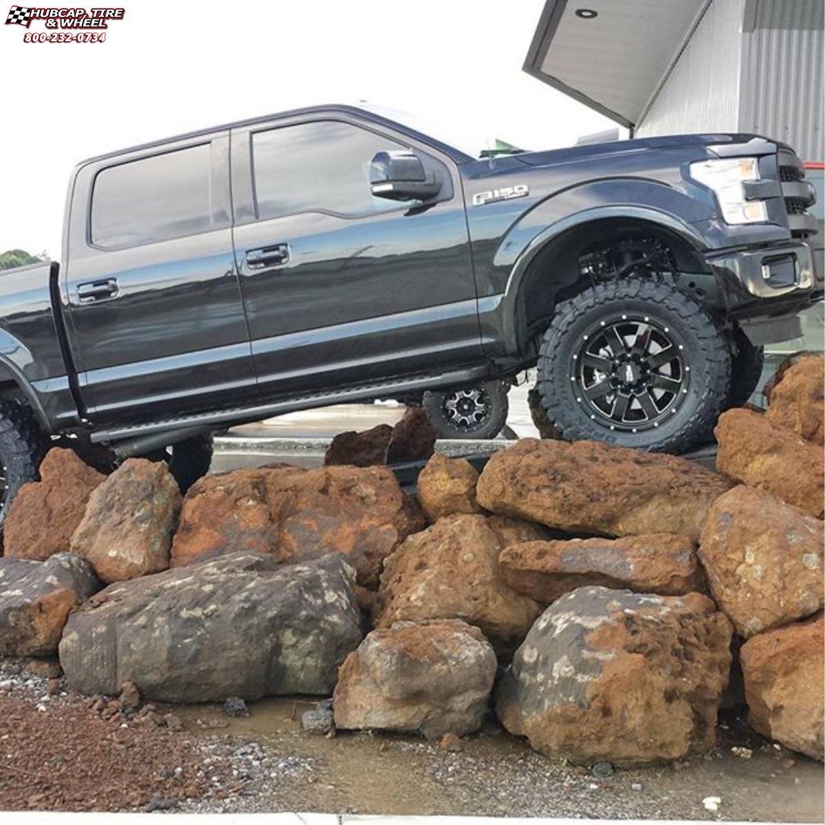 vehicle gallery/ford f 150 moto metal mo962  Gloss Black & Milled wheels and rims