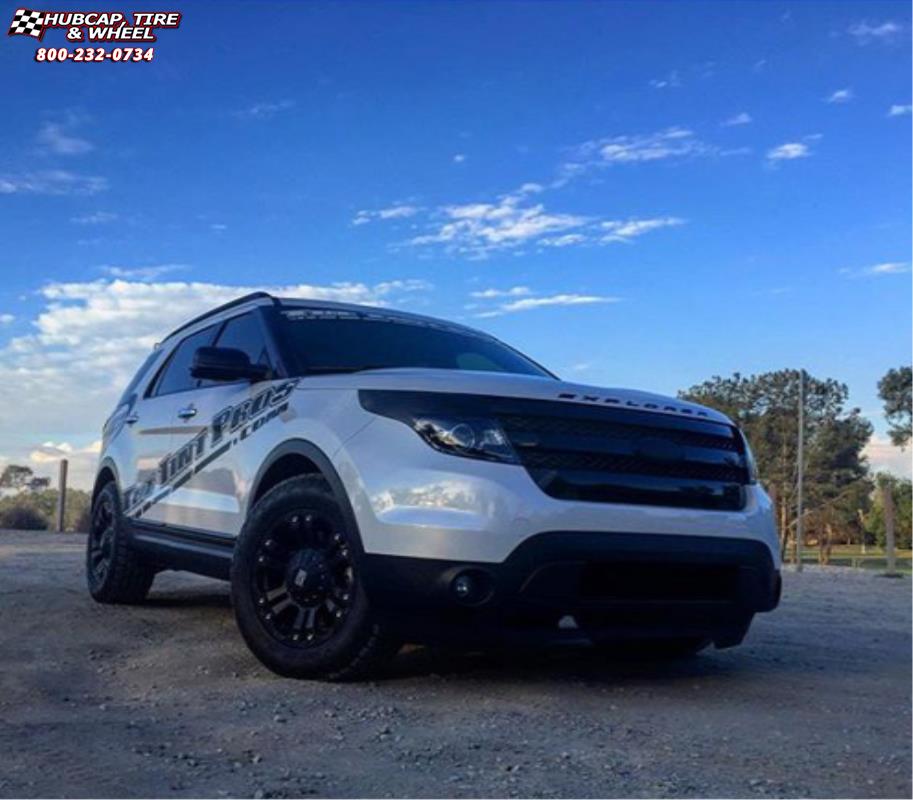 vehicle gallery/ford expolorer xd series xd778 monster x  Matte Black wheels and rims