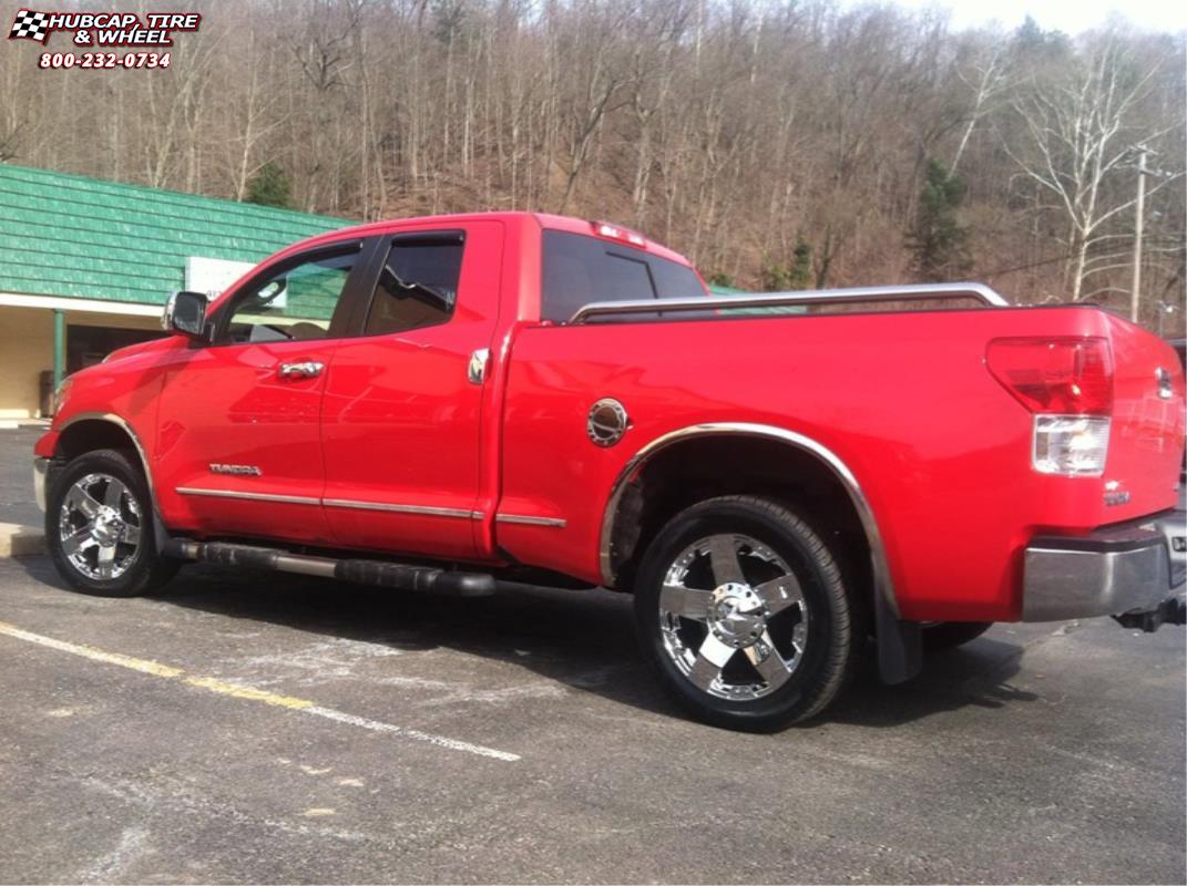 vehicle gallery/2008 toyota tundra xd series xd775 rockstar x  Chrome wheels and rims