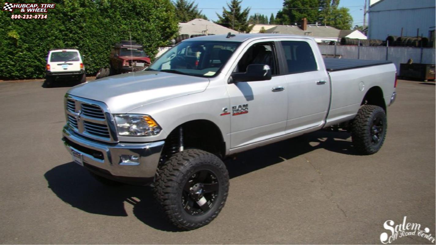 vehicle gallery/ram 3500 xd series xd775 rockstar x  Matte Black wheels and rims
