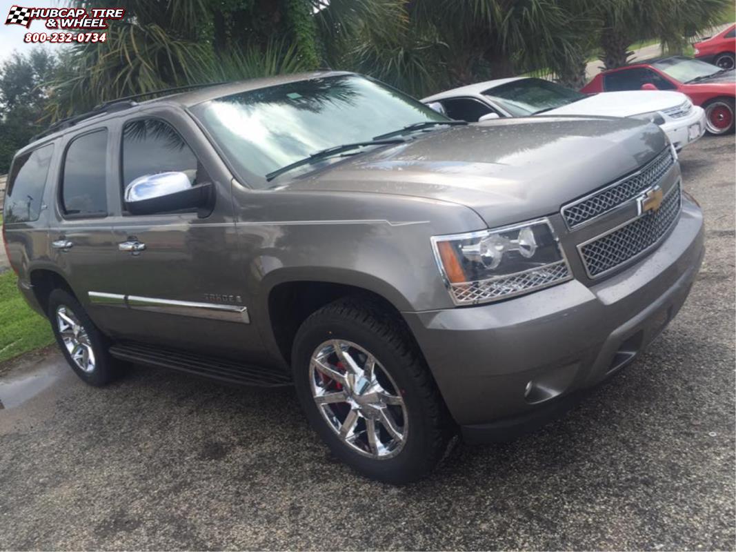 vehicle gallery/chevrolet tahoe xd series km651 slide  Chrome wheels and rims