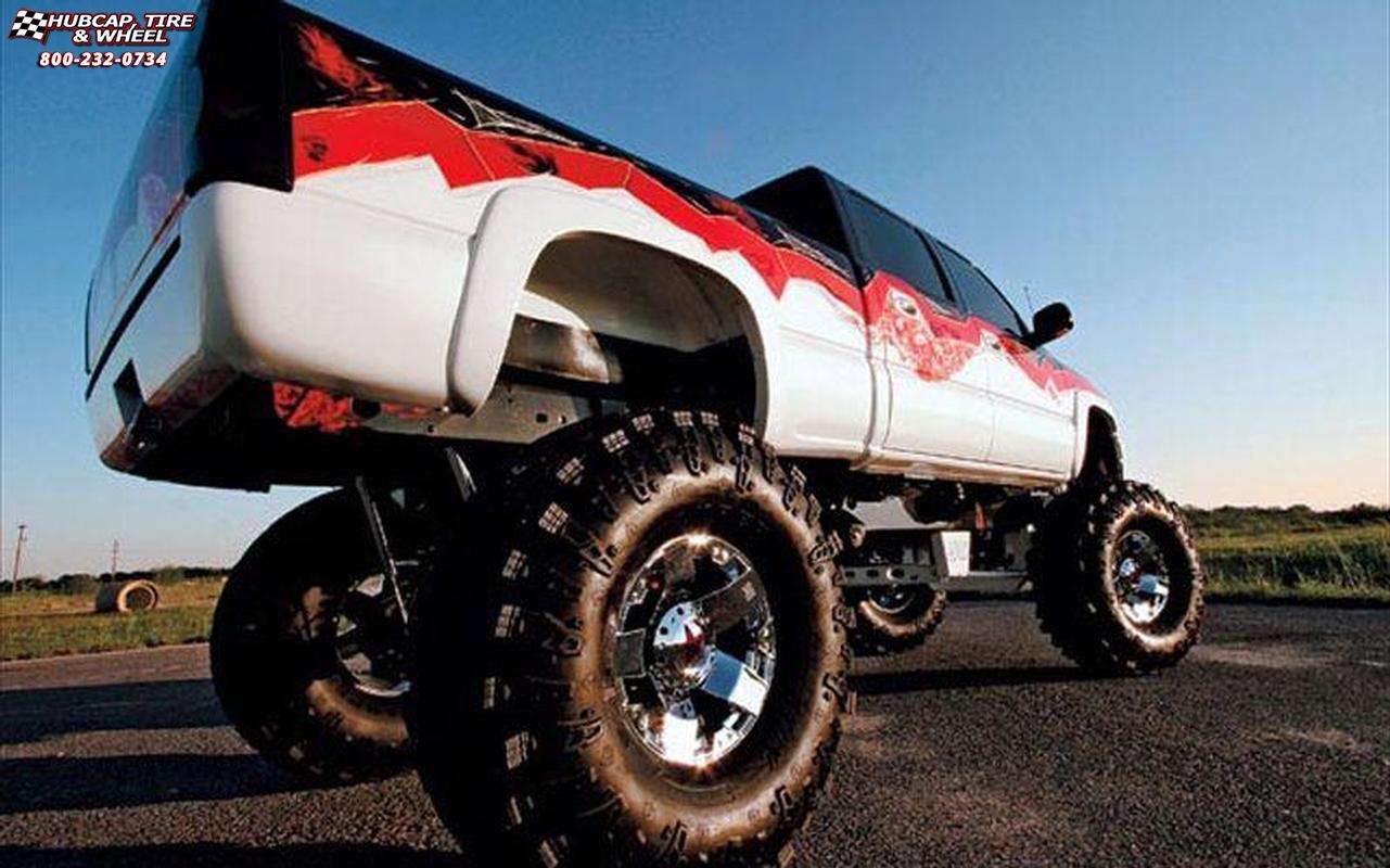 vehicle gallery/2008 chevrolet silverado 2500 hd xd series xd775 rockstar 20x12  Chrome wheels and rims