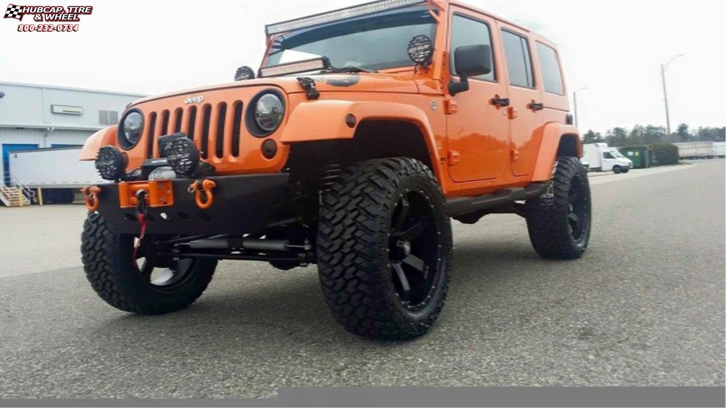 vehicle gallery/jeep wrangler moto metal mo967  Satin Black wheels and rims