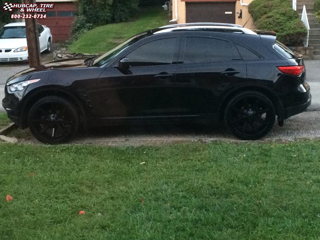 vehicle gallery/mazda cx 3 xd series km651 slide  Gloss Black wheels and rims