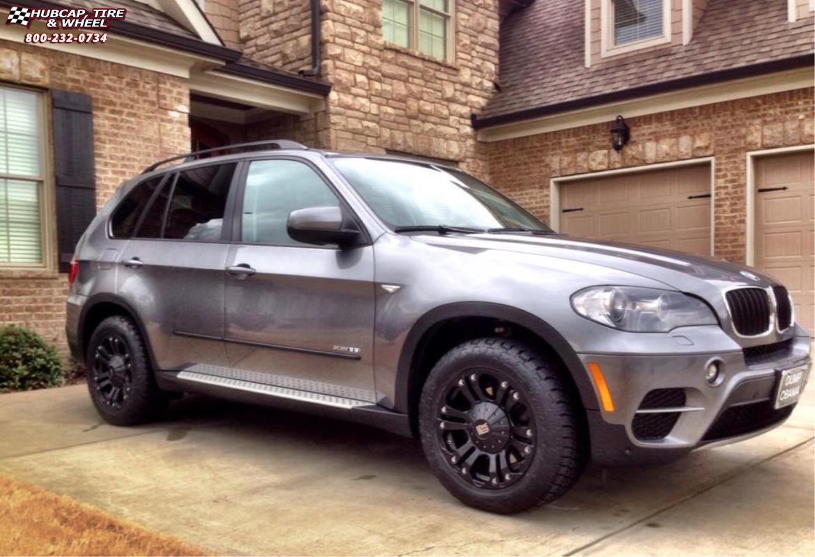 vehicle gallery/bmw x5 xd series xd778 monster x  Matte Black wheels and rims