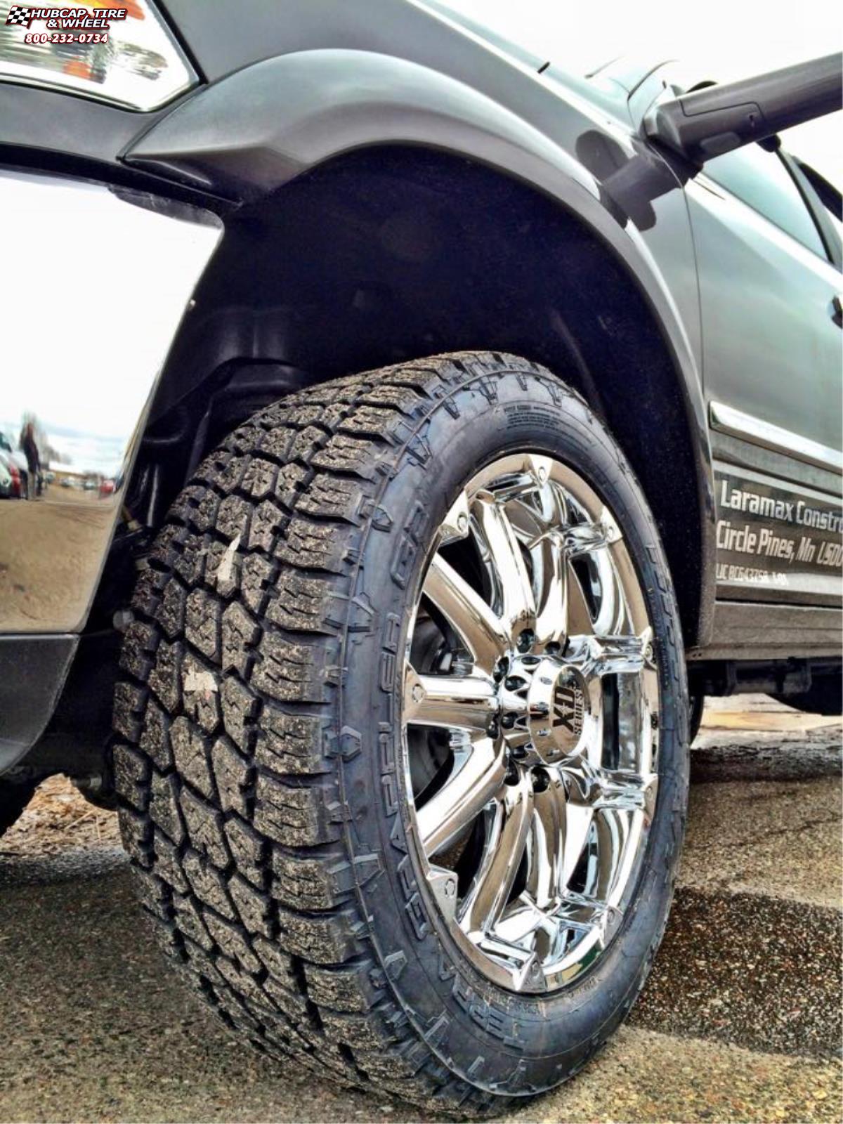 vehicle gallery/ram 1500 xd series xd779 badlands x  Chrome wheels and rims