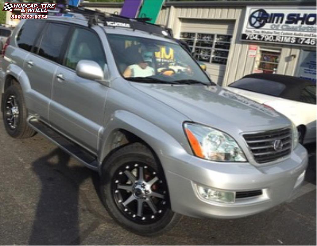 vehicle gallery/toyota 4runner xd series xd798 addict  Matte Black Machined wheels and rims