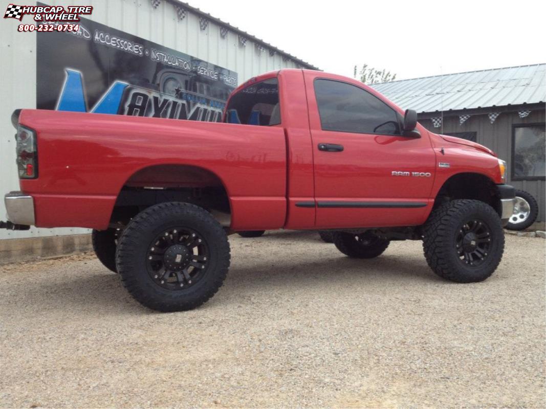 vehicle gallery/ram 1500 xd series xd778 monster x  Matte Black wheels and rims