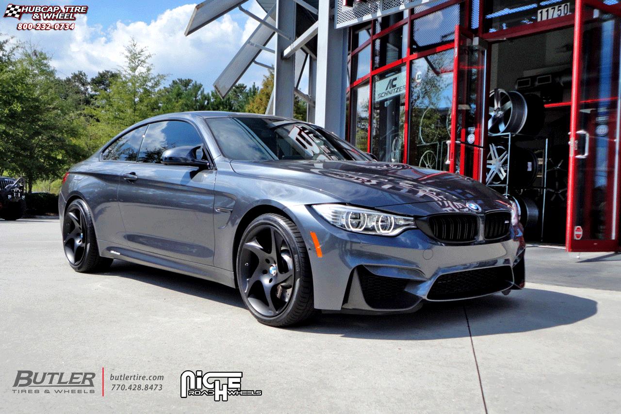 vehicle gallery/bmw m4 niche scope  Black wheels and rims