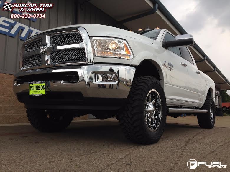 vehicle gallery/dodge ram fuel nutz d540 0X0  Chrome wheels and rims
