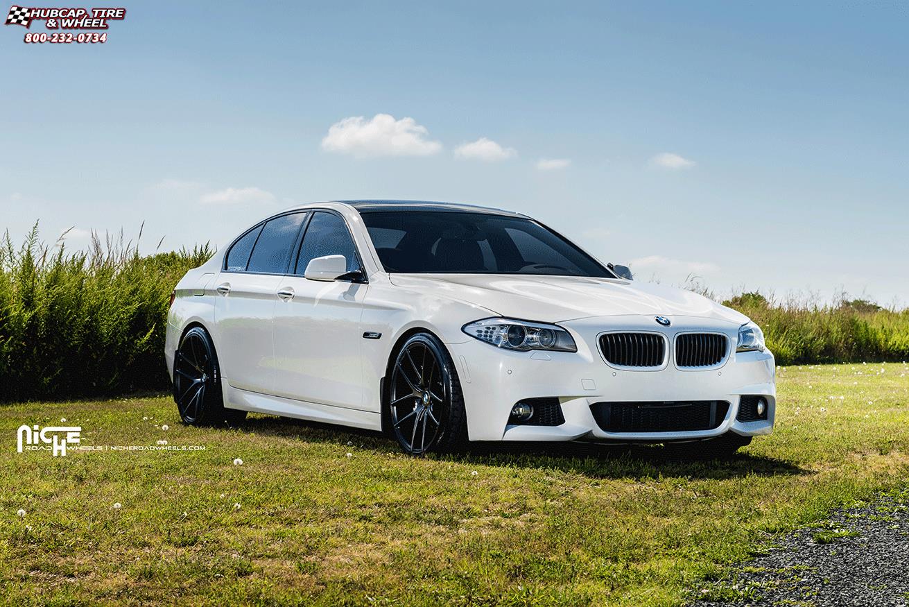 vehicle gallery/bmw 550i niche targa m129 20x10  Anthracite wheels and rims