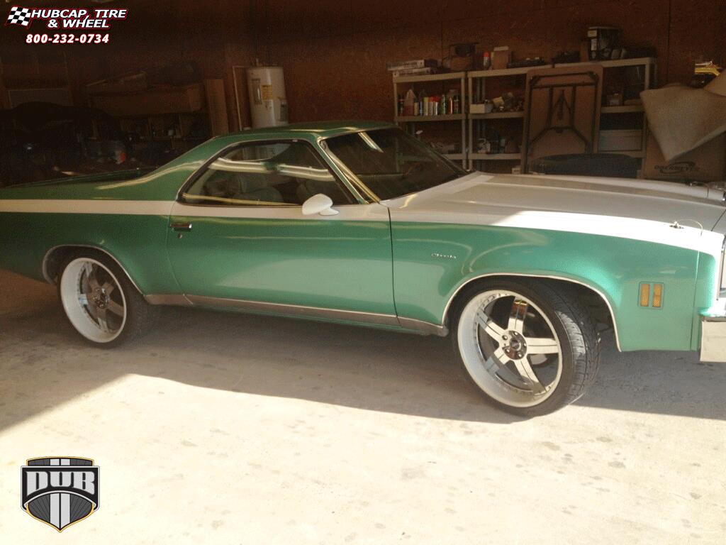 vehicle gallery/chevrolet el camino dub x 23  Black & Milled wheels and rims