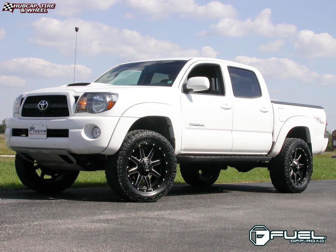 vehicle gallery/toyota tacoma fuel maverick d538 0X0  Black & Milled wheels and rims
