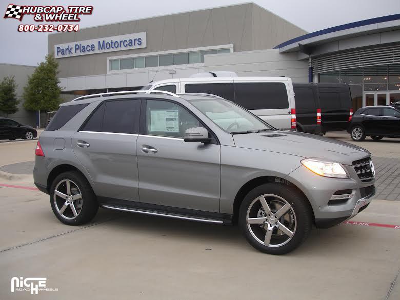 vehicle gallery/mercedes benz ml350 niche milan m136  PVD wheels and rims