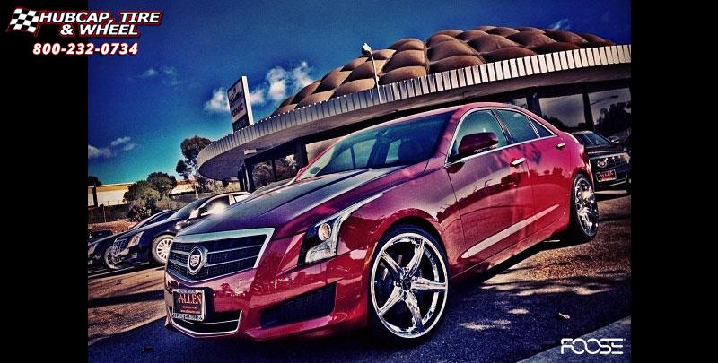 vehicle gallery/2012 cadillac ats foose speed f135  Chrome wheels and rims