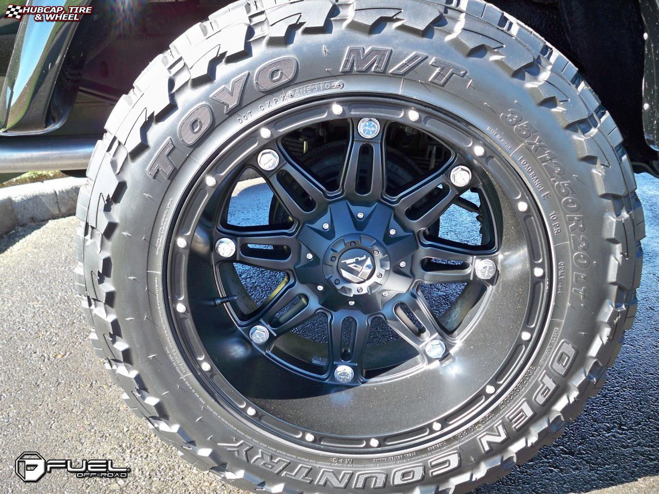 vehicle gallery/ford bronco fuel hostage d531 0X0  Matte Black wheels and rims