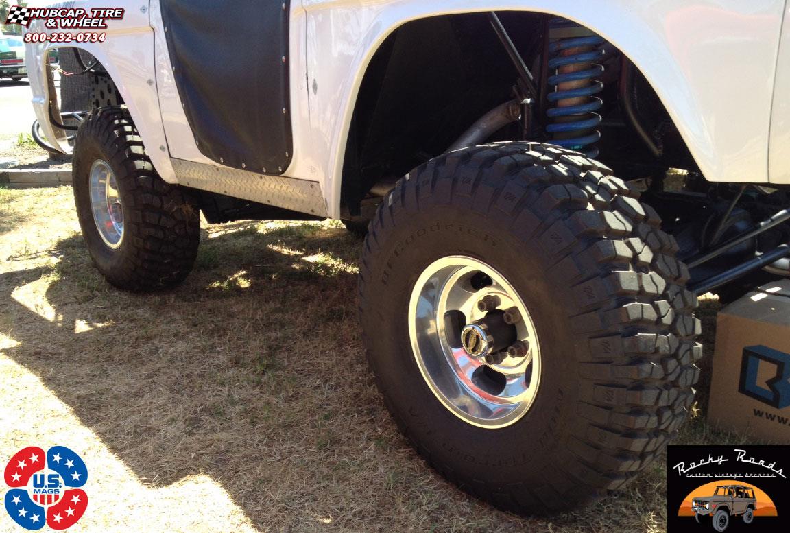 vehicle gallery/ford bronco us mags indy u101 truck 15X9  Polished wheels and rims