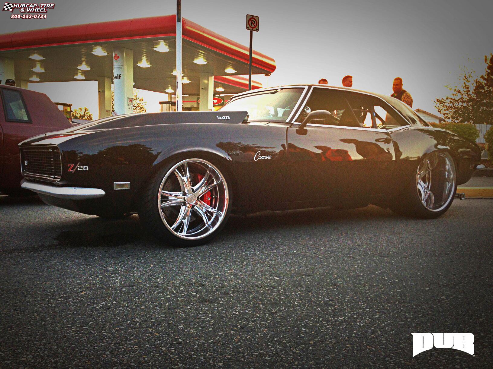 vehicle gallery/chevrolet camaro dub x 20  Chrome wheels and rims