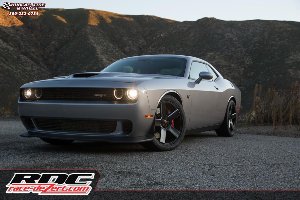 vehicle gallery/dodge challenger xd series km690 mc 5  Satin Black Milled wheels and rims