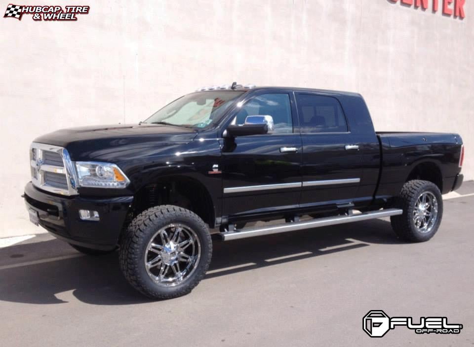 vehicle gallery/dodge ram 3500 fuel hostage d530 0X0  Chrome wheels and rims
