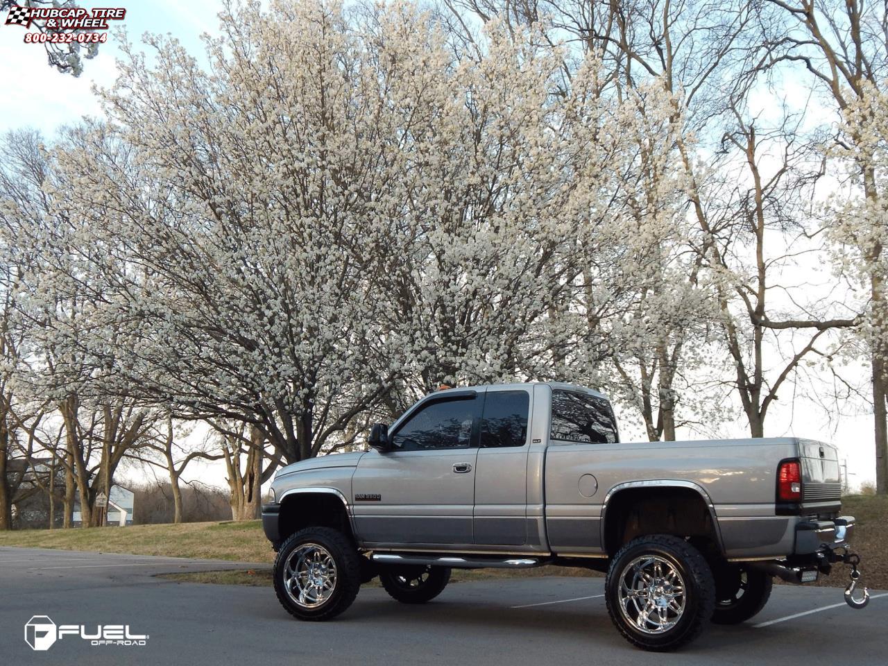 vehicle gallery/dodge ram 2500 fuel hostage d530 20X14  Chrome wheels and rims