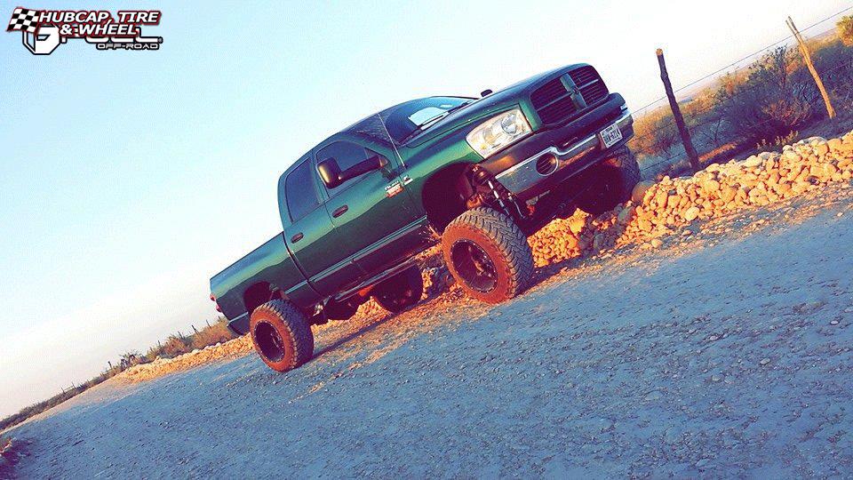 vehicle gallery/dodge ram fuel hostage d531 20X14 Matte Black wheels and rims