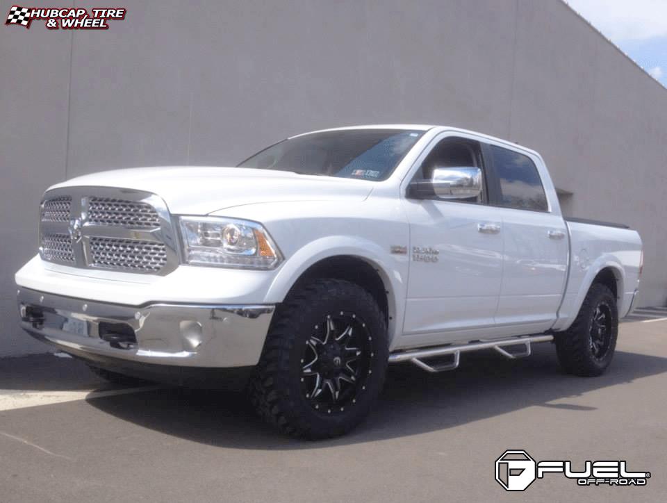 vehicle gallery/dodge ram fuel lethal d567 0X0  Black & Milled wheels and rims