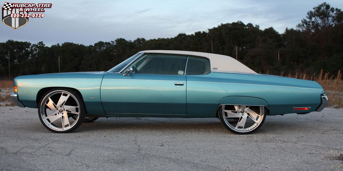 vehicle gallery/chevrolet caprice dub xb20 hypa 26X9  Brushed and Polished wheels and rims