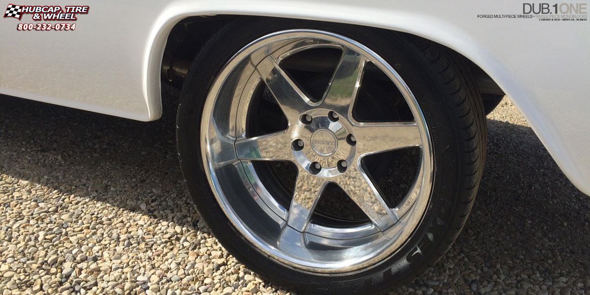 vehicle gallery/chevrolet c10 dub 6six 20X8.5  Hi Luster Polish wheels and rims