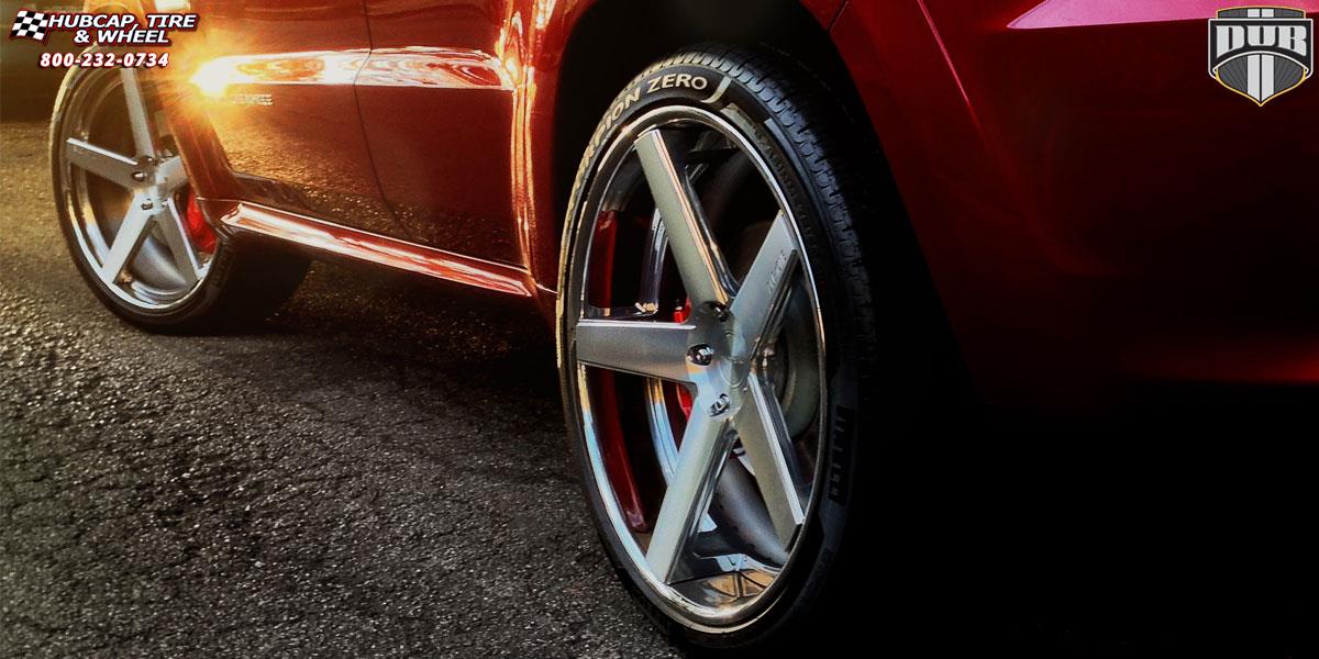 vehicle gallery/jeep cherokee dub 5ive  Brushed Face, Hi Luster Windows wheels and rims