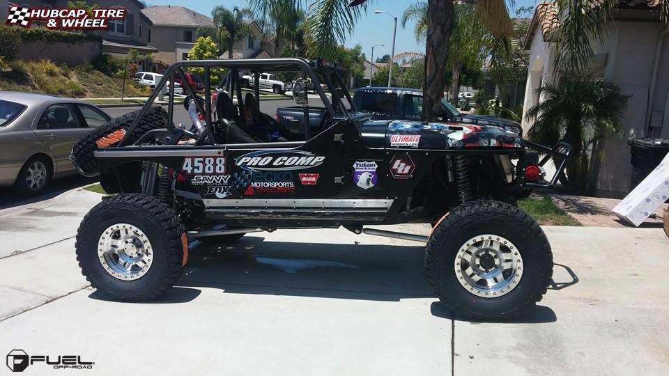 vehicle gallery/jeep wrangler fuel anza beadlock d116 17X9  Raw Machined wheels and rims