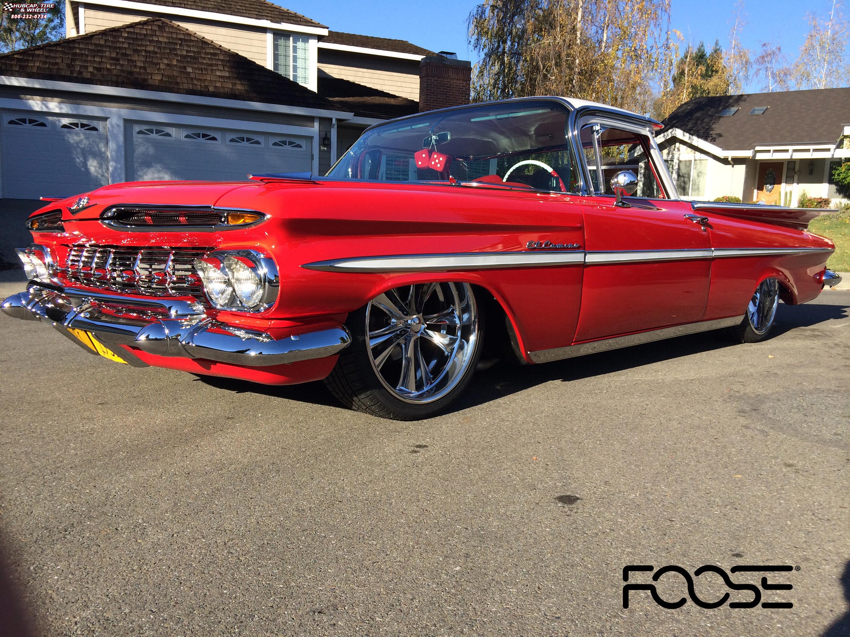 vehicle gallery/1960 chevrolet el camino foose knuckle f237 20X9  Polished wheels and rims