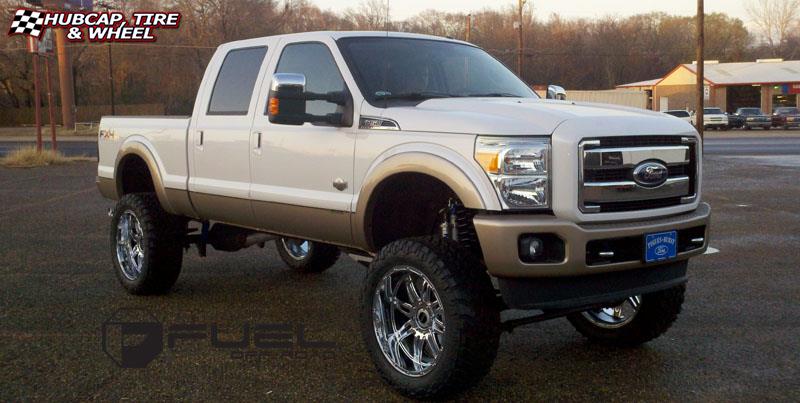 vehicle gallery/ford f 250 fuel hostage d530 0X0  Chrome wheels and rims