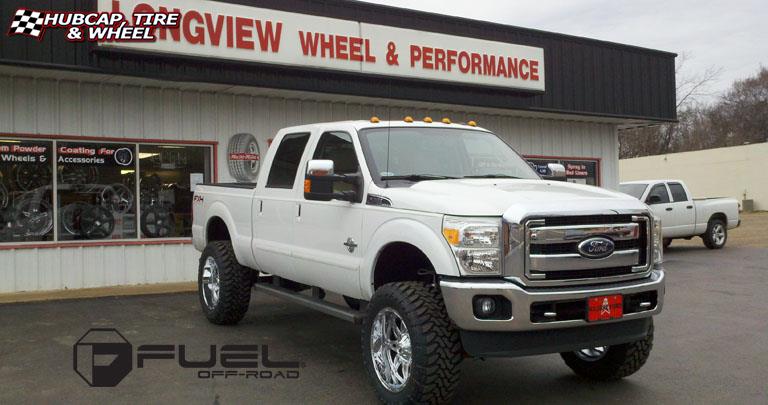 vehicle gallery/ford f 250 fuel hostage d530 0X0  Chrome wheels and rims