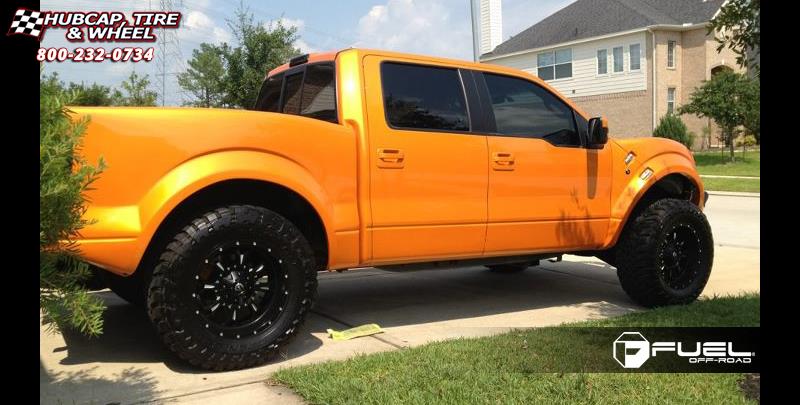 vehicle gallery/ford f 150 fuel krank d517 20X10  Matte Black & Milled wheels and rims