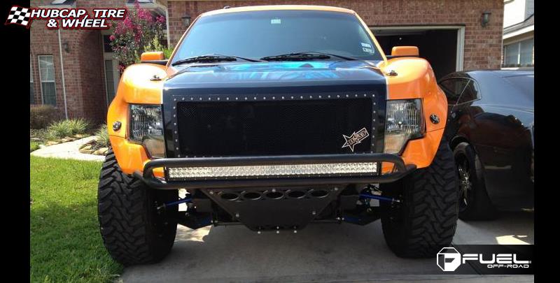 vehicle gallery/ford f 150 fuel krank d517 20X10  Matte Black & Milled wheels and rims