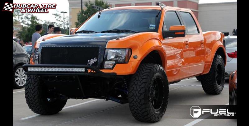 vehicle gallery/ford f 150 fuel krank d517 20X10  Matte Black & Milled wheels and rims