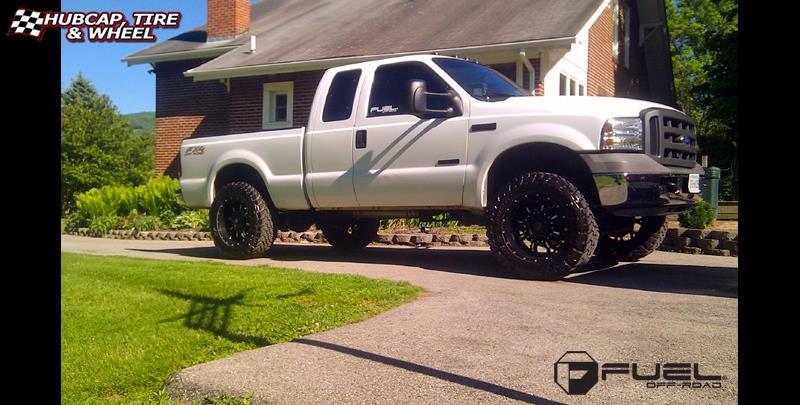 vehicle gallery/ford f 250 fuel krank d517 20X10  Matte Black & Milled wheels and rims