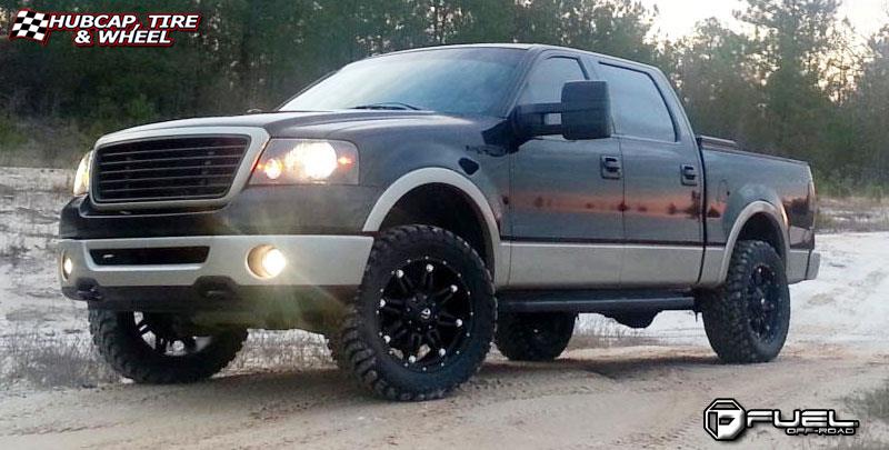 vehicle gallery/ford f 150 fuel hostage d531 0X0  Matte Black wheels and rims