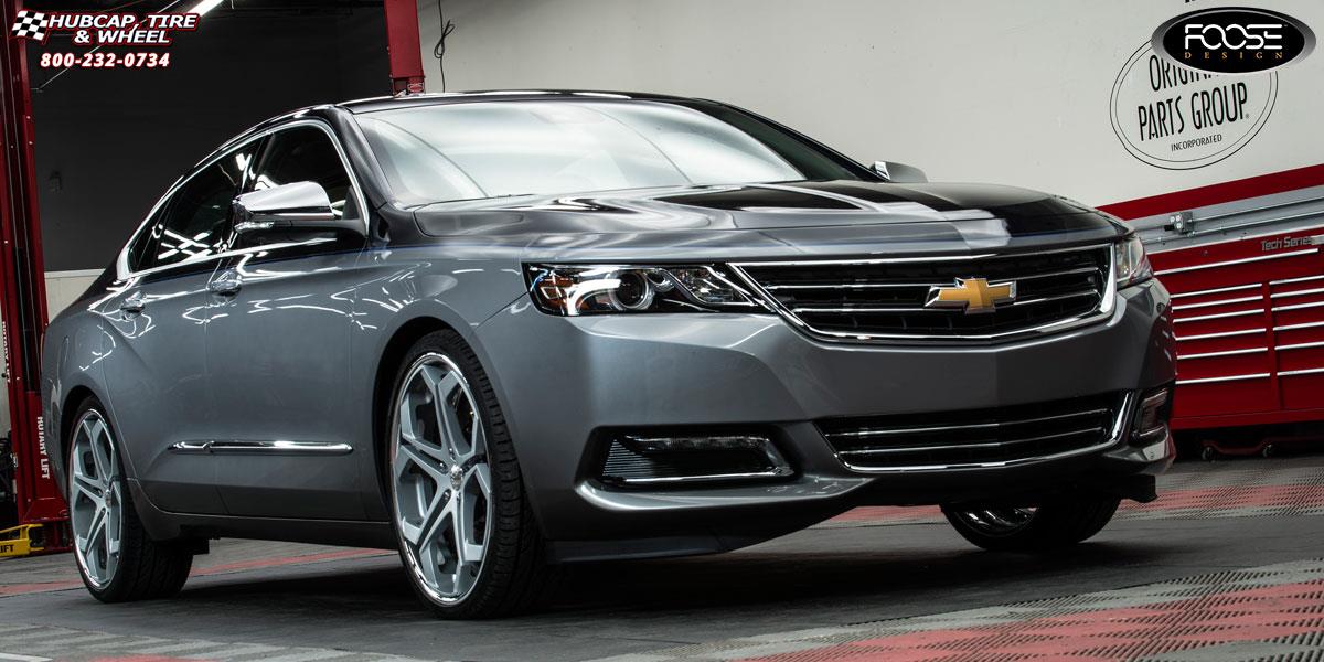 vehicle gallery/2015 chevrolet impala foose impala f229 concave  Polished wheels and rims