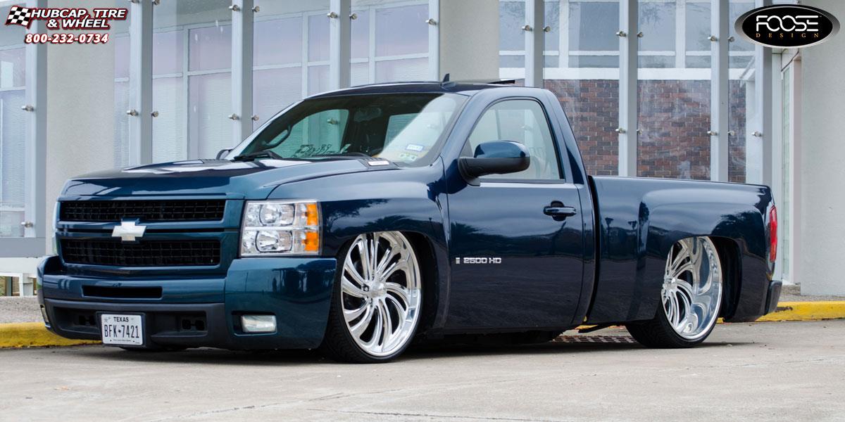 vehicle gallery/2014 chevrolet silverado 2500 hd foose twizz f216 26X9  Brushed and Polished wheels and rims
