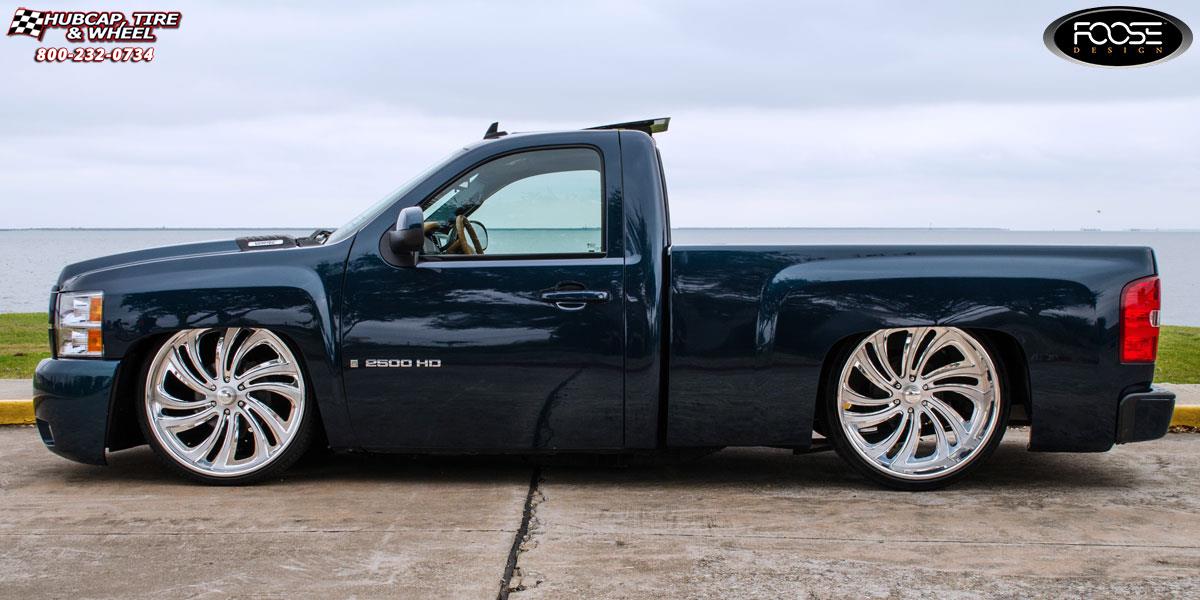 vehicle gallery/2014 chevrolet silverado 2500 hd foose twizz f216 26X9  Brushed and Polished wheels and rims