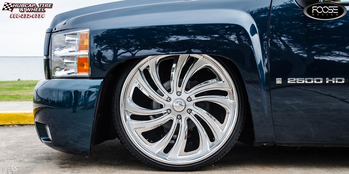vehicle gallery/2014 chevrolet silverado 2500 hd foose twizz f216 26X9  Brushed and Polished wheels and rims