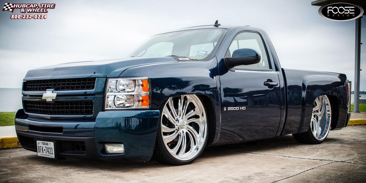 vehicle gallery/2014 chevrolet silverado 2500 hd foose twizz f216 26X9  Brushed and Polished wheels and rims