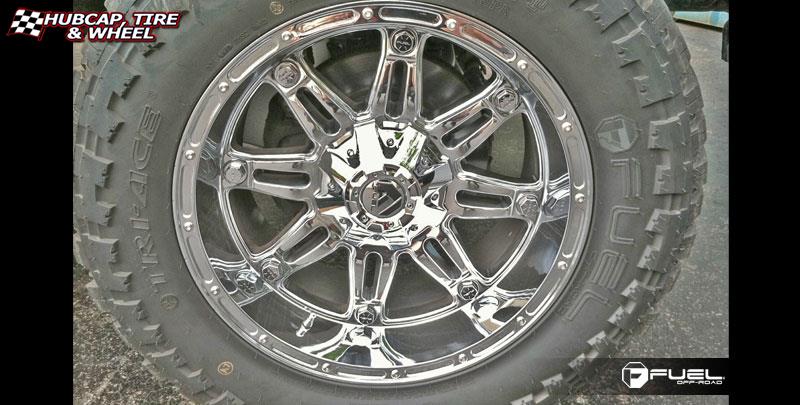 vehicle gallery/ford f 250 fuel hostage d530 20X10  Chrome wheels and rims