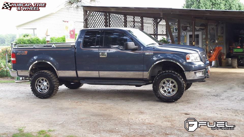 vehicle gallery/ford f 150 fuel boost d533 17X9  PVD Chrome wheels and rims