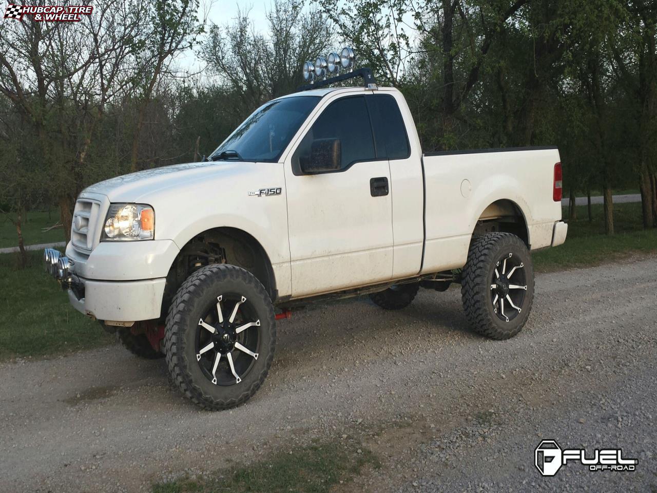 vehicle gallery/ford f 150 fuel coupler d556 20X10  Black & Machined with Dark Tint wheels and rims